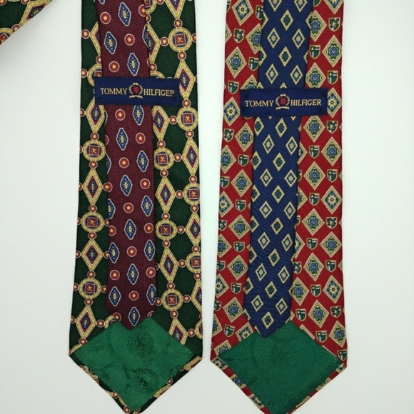 Tommy Hilfiger lot of 2 silk ties - Picture 6 of 8